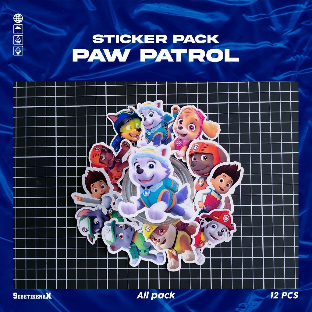 

COD✨ Sesetikeran Pack Stiker Kartun Lucu Paw Patrol Colorfull Cute Keren Untuk Koper Laptop Skateboard
