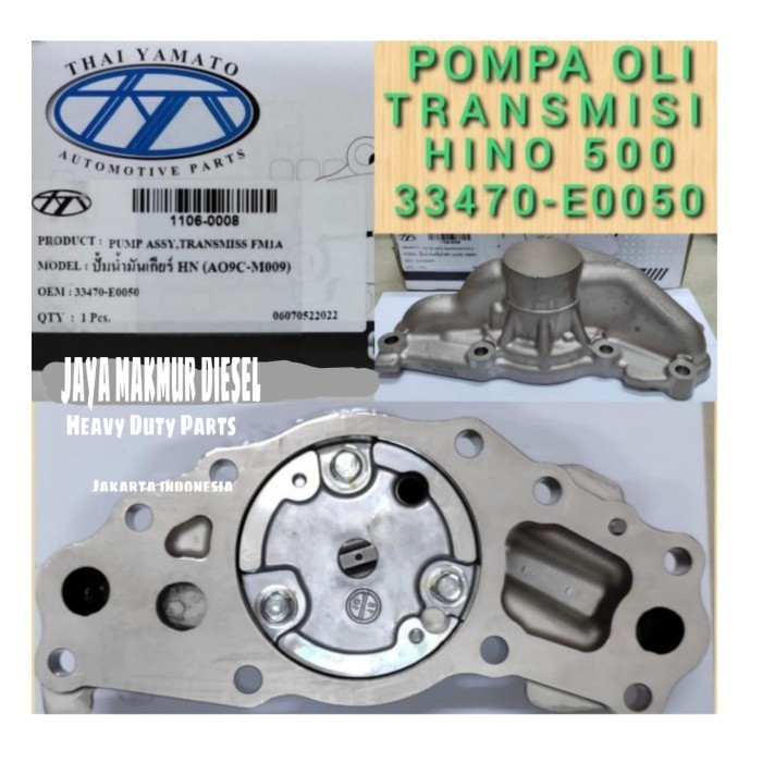 33470-E0050 Pump Assy Transmission Pompa Transmisi Hino