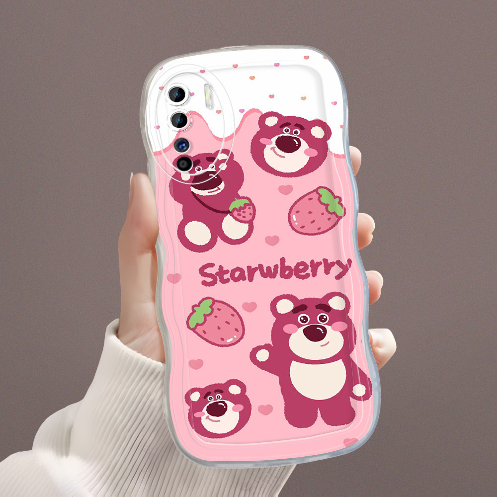Casing Hp Untuk OPPO Reno 3 A91 Kesing Soft Phone Case Bergelombang Funny Lotso Softcase Cassing