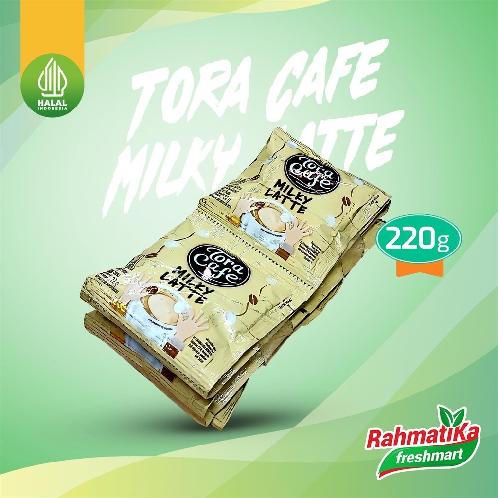 

Tora Cafe Milky Latte 220 gram (Isi 10 Sachet)