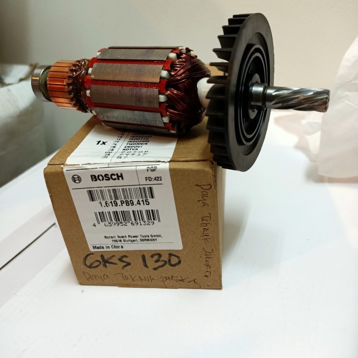 armature gks 130 Bosch / angker circular Saw gks 130 Bosch original / rotor gks 130 circulaw saw bos
