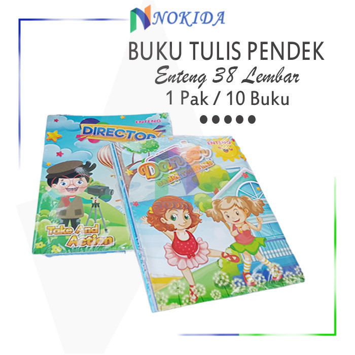 

Nokida Buku Tulis Sekolah Enteng 38 Lembar [1 Pack] / Buku Catatan Harian / Buku Tulis 38 1 Pack / Buku Tulis 1 Pak Murah / Write Book Enteng [1 Pack]