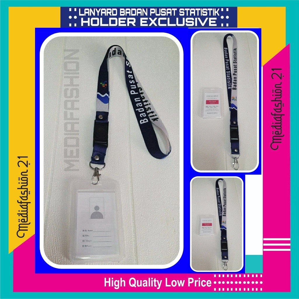 

BADAN PUSAT STATISTIK (BPS) Lanyard / Tali Gantungan ID Card - Free Strap Gantungan HP/Flashdisk