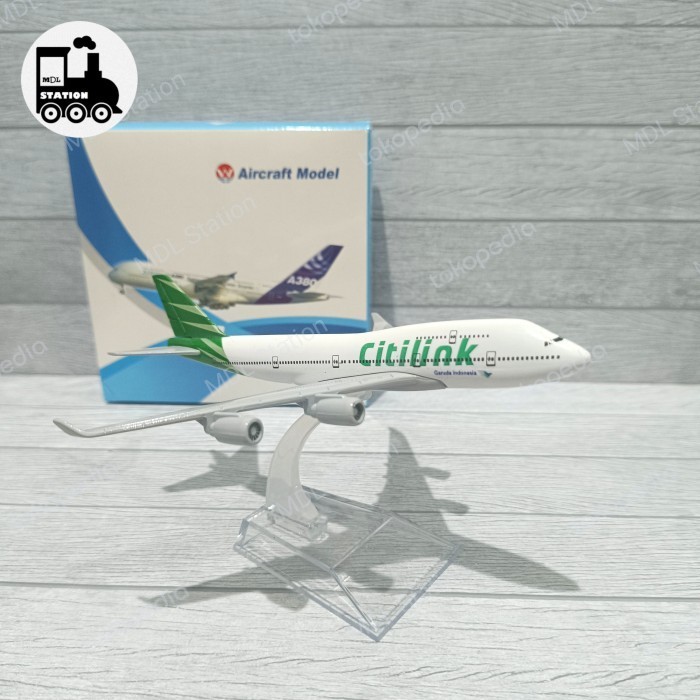 AS27 Aircraft Model/ Diecast Pesawat - Citilink Boeing 747-400
