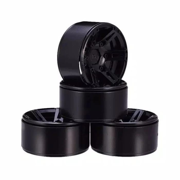 PART REMOTE CONTROL 4 PCS VELG METAL RIM BEADLOCK 1.9 RC SCX10 AXIAL MN86KS AX-615