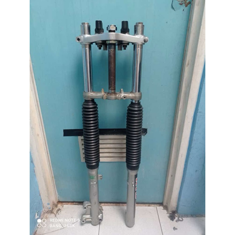 TELE TELESKOPIK KAWASAKI KLX S ORIGINAL NOT CRF WR155 - SHOCK DEPAN PNP KLX TRABAS TRAIL GRASSTRACK