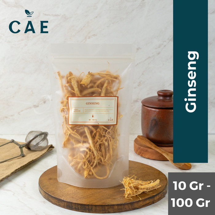 

Ginseng Root Akar Superfood Yang Shen Xu Premium Organik Herbal Stamina Kering 10 Gr - 100 Gr