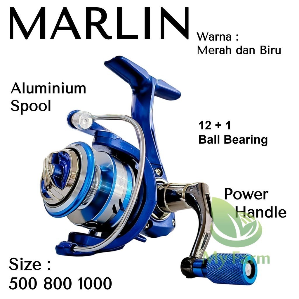 Pegasus Marlin 500 800 1000 2000 Reel Spinning One Way Power Handle 12+1 Ball Bearing Aluminium Spoo