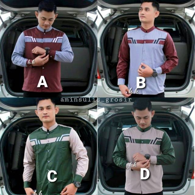 Bisa COD BAJU KOKO AZZAHIR | BAJU KOKO TERBARU | BAJU KOKO PEKALONGAN | BAJU KOKO TERMURAH