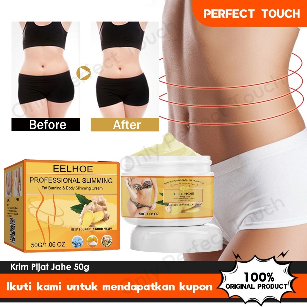 EELHOE Professional Slimming Fat Burning Body Slimming Cream 50g Ginger Slimming Cream Ginger Body S