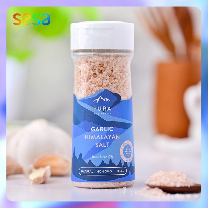 

Terlaris~[Limited Stock] Pura- Himalayan Salt Garlic 125 g | Garam Himalaya Bawang Putih 125 Gr