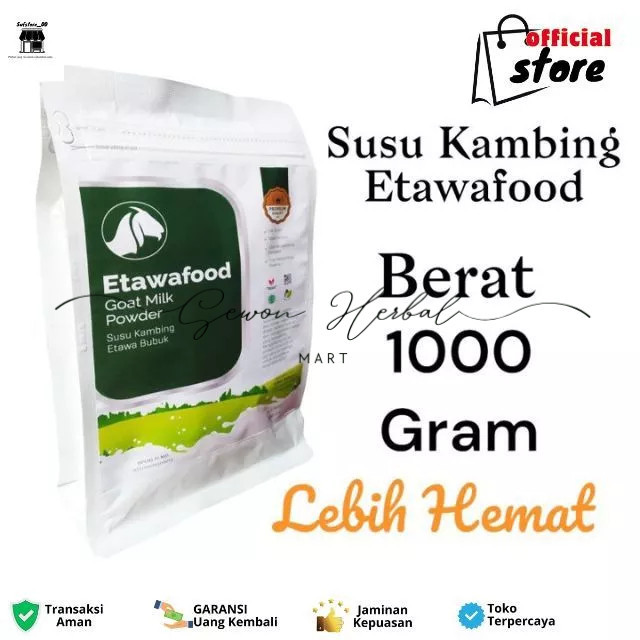 

TERMURAHHH!!! Susu Kambing Etawa Isi 1 Kg Kilo Murah Original - Grosir Susu Etawafood 1 Kg