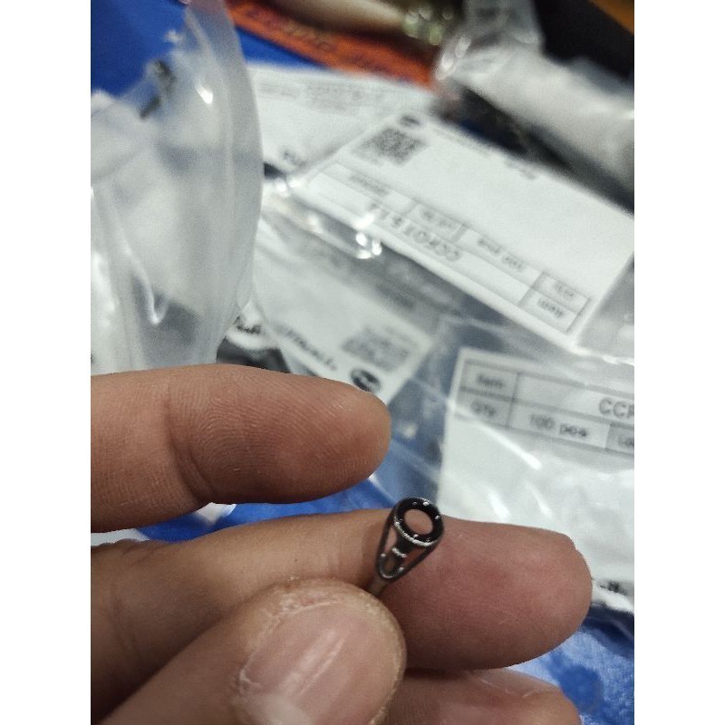 ujung ring fuji buat joran ul kepala 5 ccfot mamarit fuji joran