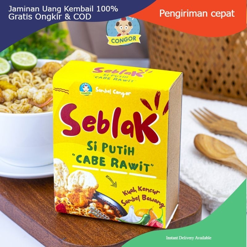 

Seblak Si Putih Cabe Rawit ala Sambel Congor INSTAN TERMURAH