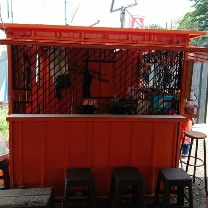 Booth Container 2X2X2 Pakai Kaca