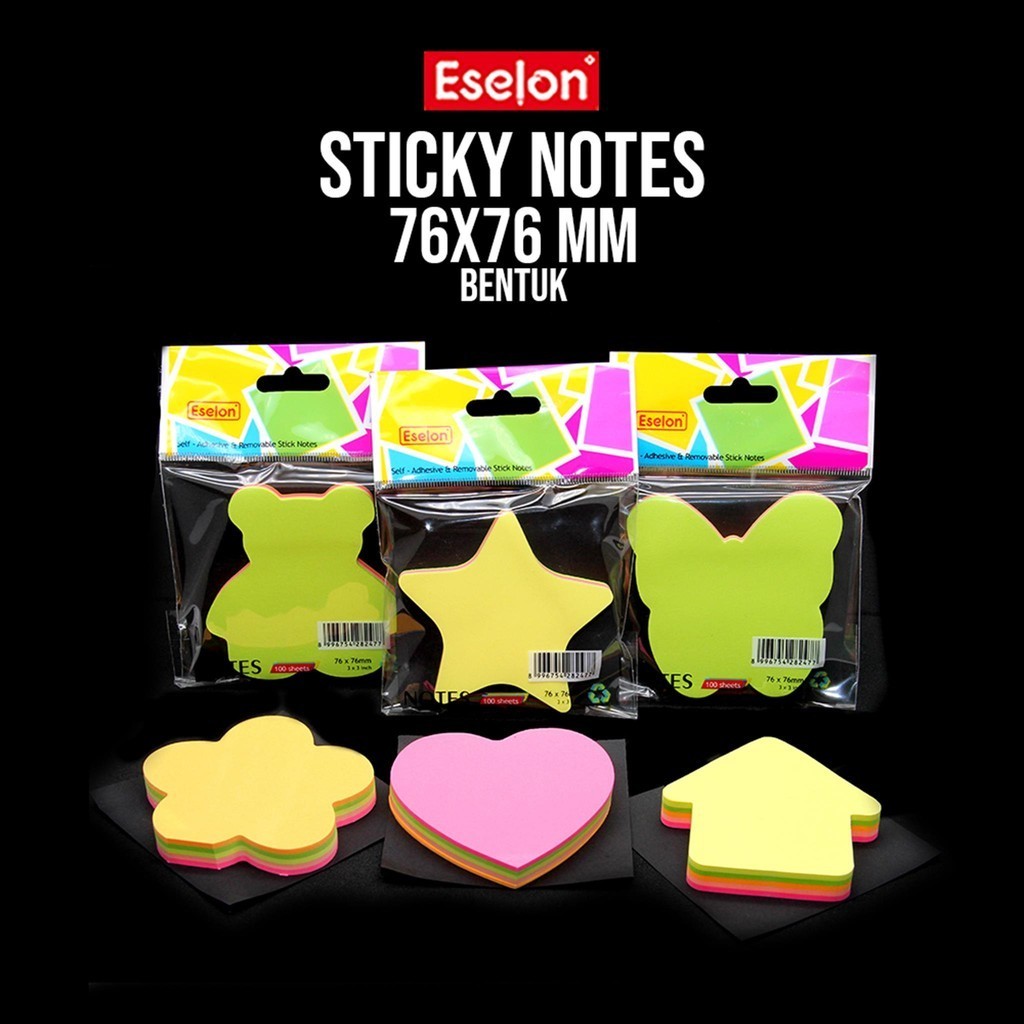

Sticky Notes / Sticky Notes Eselon / Sticky Notes 6 bentuk