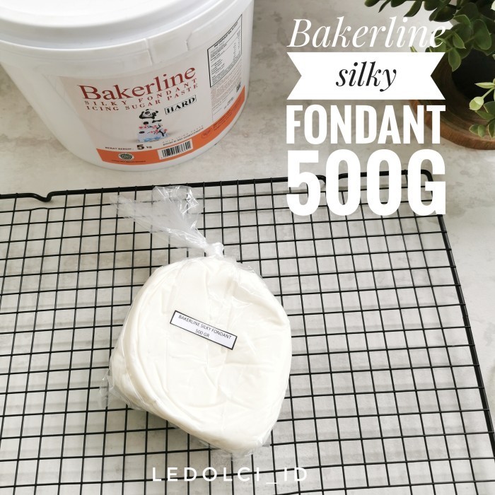

BAKERLINE SILKY FONDANT HARD FONDANT PREMIUM 500 GRAM