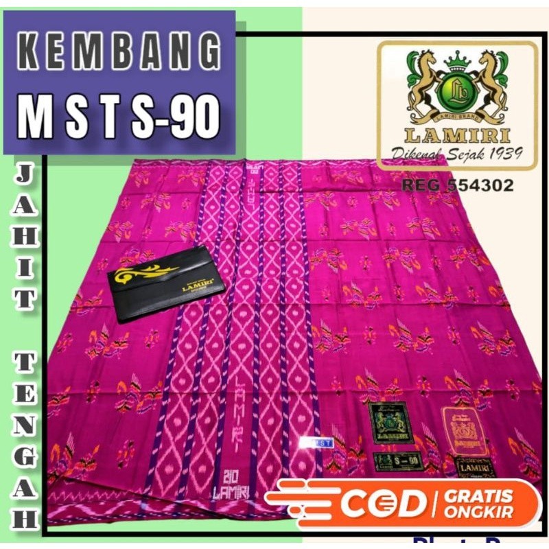 Sarung Lamiri Sutra Kembang MST S90 Sutra Mercerized 210 Termurah