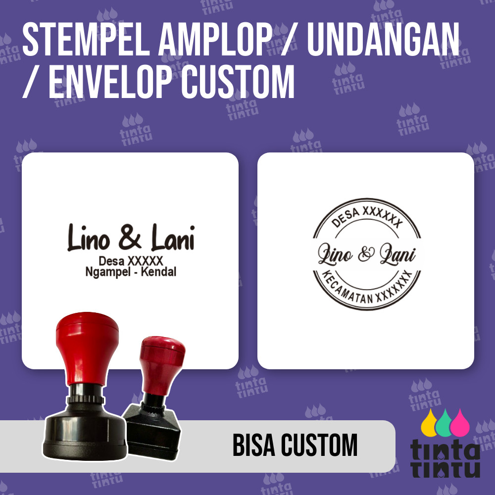 

Stempel Amplop / Undangan / Envelop Custom