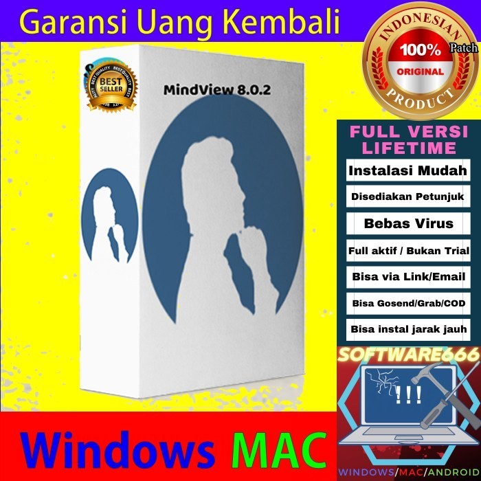 Software Mind Mapping: MindView 8.0 [Win] - SOFTWARE - APLIKASI - PC