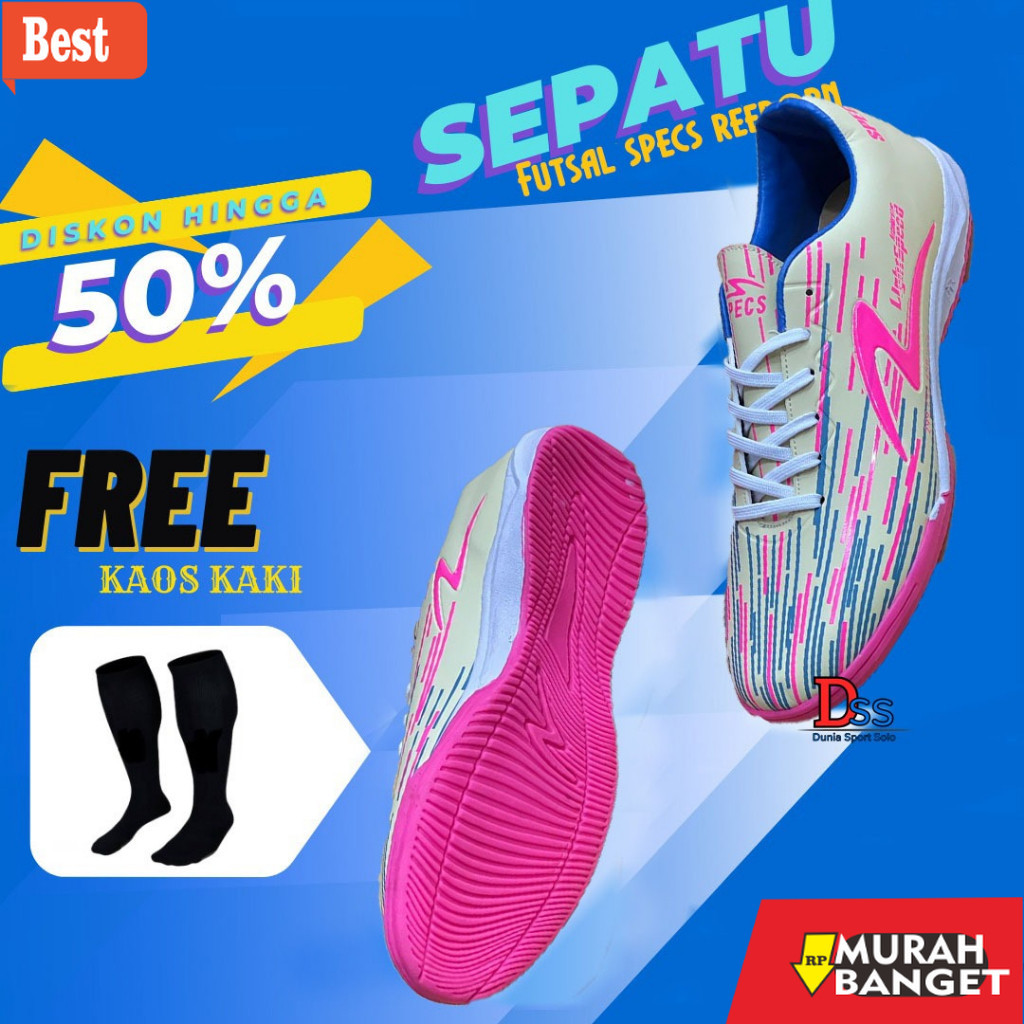 Sepatu Futsal Kekinian Sepatu Futsal Specs Dewasa Lightspeed Reborn FREE KAOS KAKI Bergaransi Toko