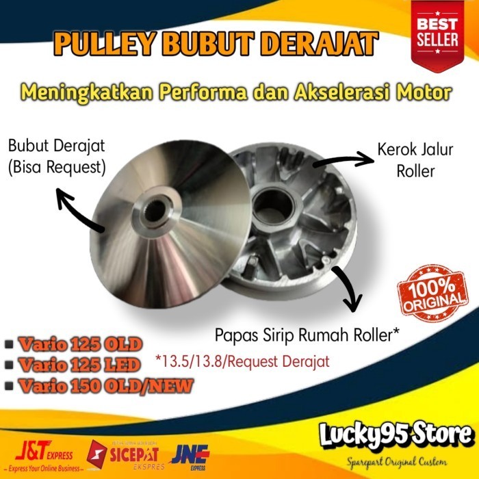 ✨BISA COD✨ - pulley pully custom rumah roller roler vario 125 150 pcx 150 racing - Vario 125 OLD, Ru