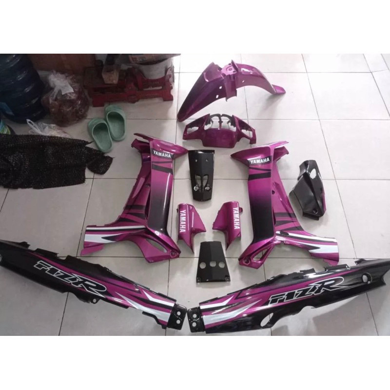 Fullset Cover Body Fizr F1zr Ungu Magenta Special Edition SE Bodi Yamaha Fiz R F1z R Full Set Halus 
