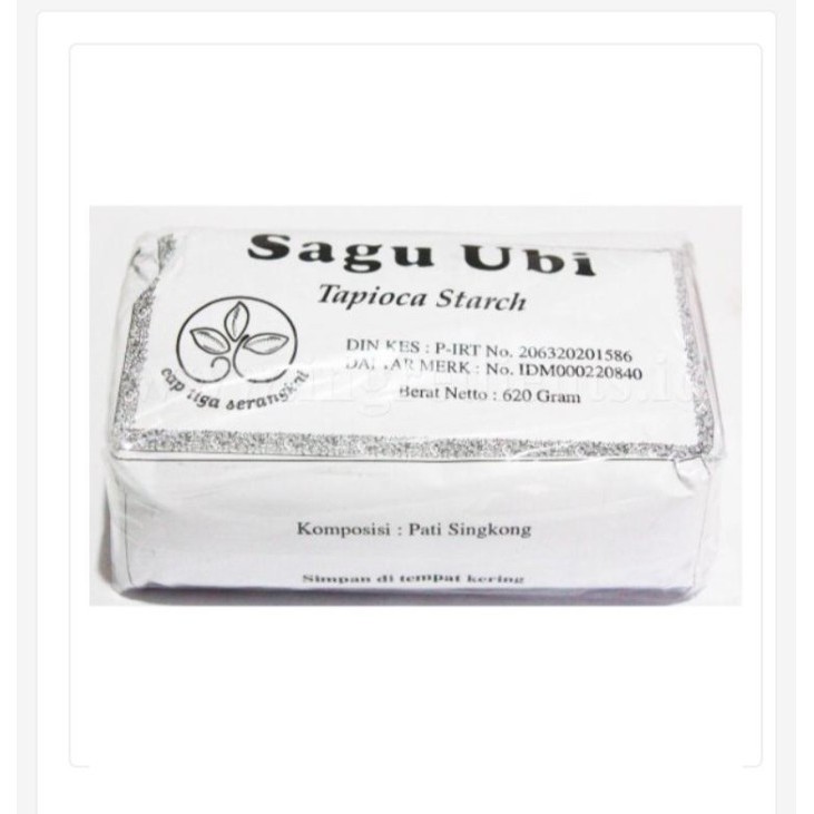 

Sale- Tepung Sagu Ubi - Tapioca Starch Cap Tiga Serangkai 620gr