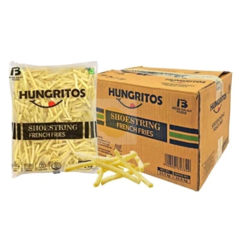 

Hungritos Crinckle & Shoestring 2KG | Kentang Goreng