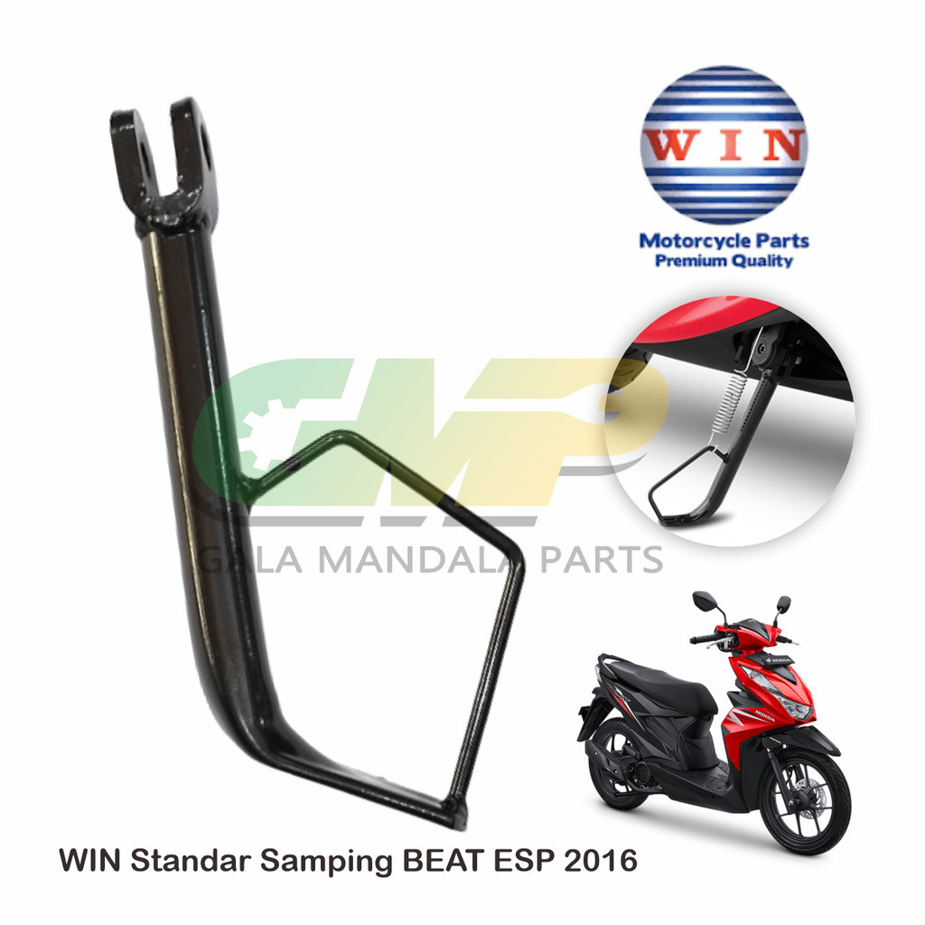 

Win Standar Samping Honda Beat FI Esp 2016 Besi Kuat Hitam Matic