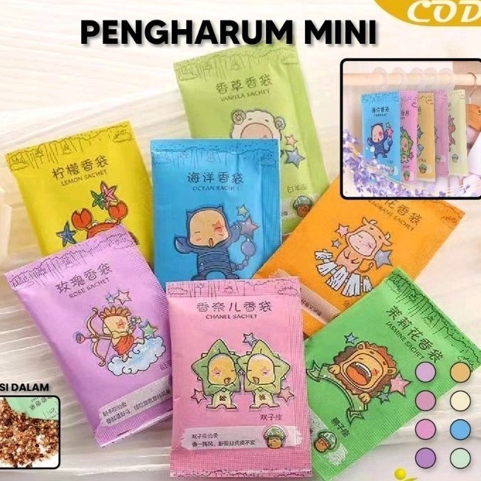 [Mini Sachet] Pengharum Ruangan Sachet Pewangi Ruangan Aromaterapi / Parfum Ruangan Mini