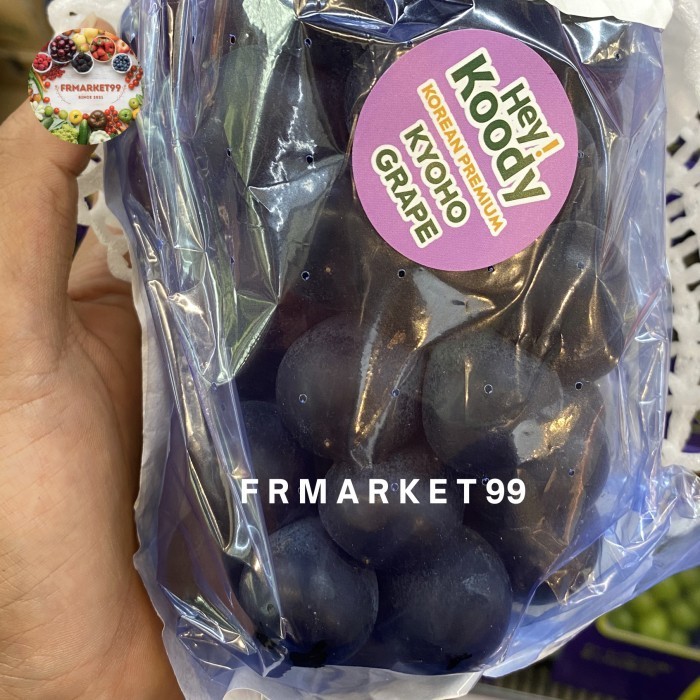 

Anggur Kyoho Korea Fresh Import / Buah Anggur Kyoho / Pack