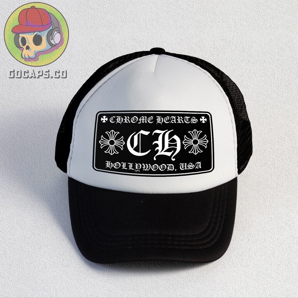 Gocaps - Topi Jaring Trucker Chrome Unisex (Premium Quality) - CH
