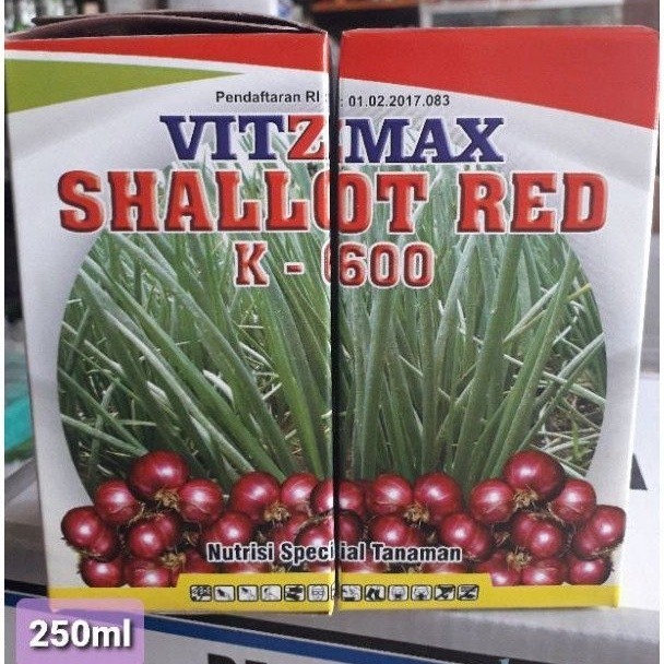 RAJA TANI SHALLOT RED Hormon obat Pemerah Pembesar popor umbi bawang merah Vitzmax 250 ml