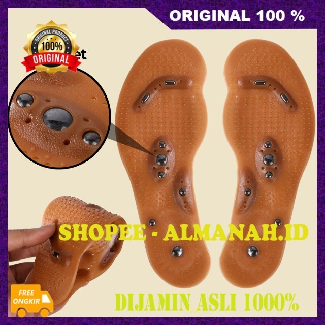 [BISA COD] Prodiabet Magnetic Massage Insole Sol Sepatu Terapi Kesehatan Alas Kaki Magnetic Terapi R