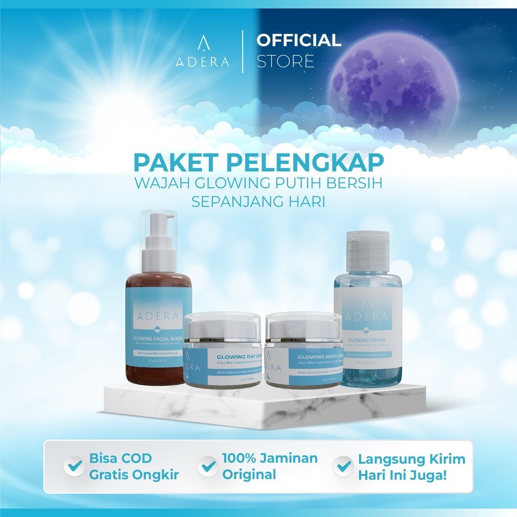 

Adera Krim, Pencuci Muka, Toner, Wajah Glowing Putih Bersih Bebas Jerawat Kusam Flek Bintik Hitam Terdaftar BPOM Original 100% Original Shopee Mall Syabie Original Termurah