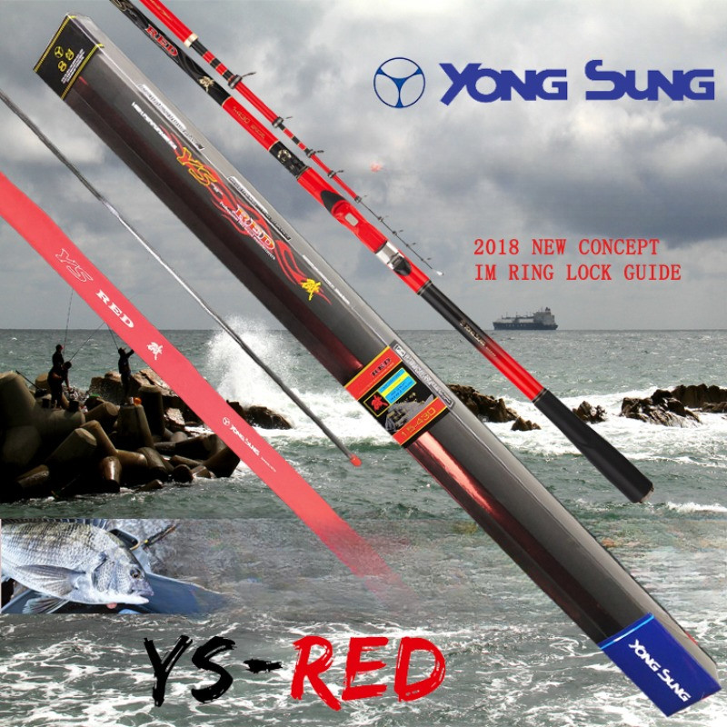YONG SUNG YS-Carbon Fiber Sea Fishing Rod, Ultra Light and Super Hard Rod, Rock Fishing Rod, Full Sl