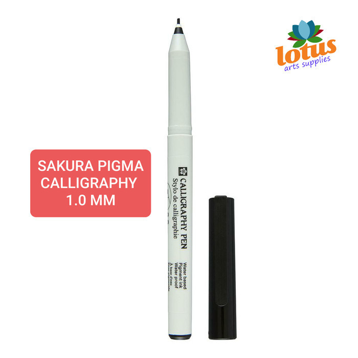 

G874R~ Promo Murmer Sakura Calligraphy Pen 1.0 Black - Hitam