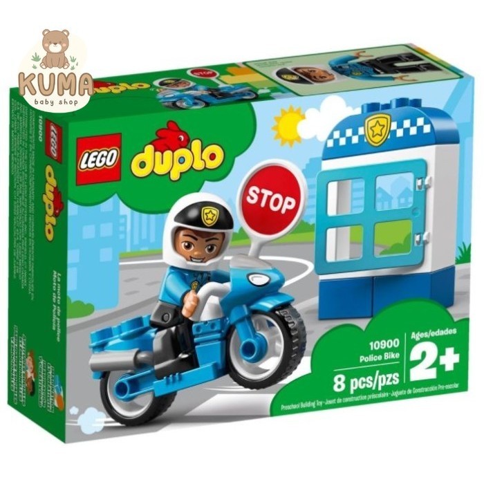 Lego Duplo 10900 Police Bike / mainan anak motor polisi