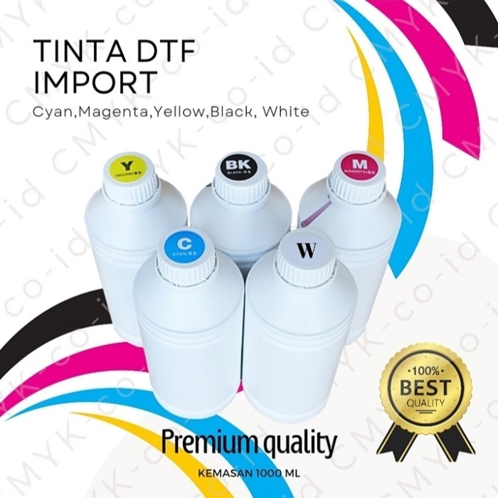 

Terbaru-ATK Tinta DTF 1000 ml Tinta Digital Transfer Film - CYAN