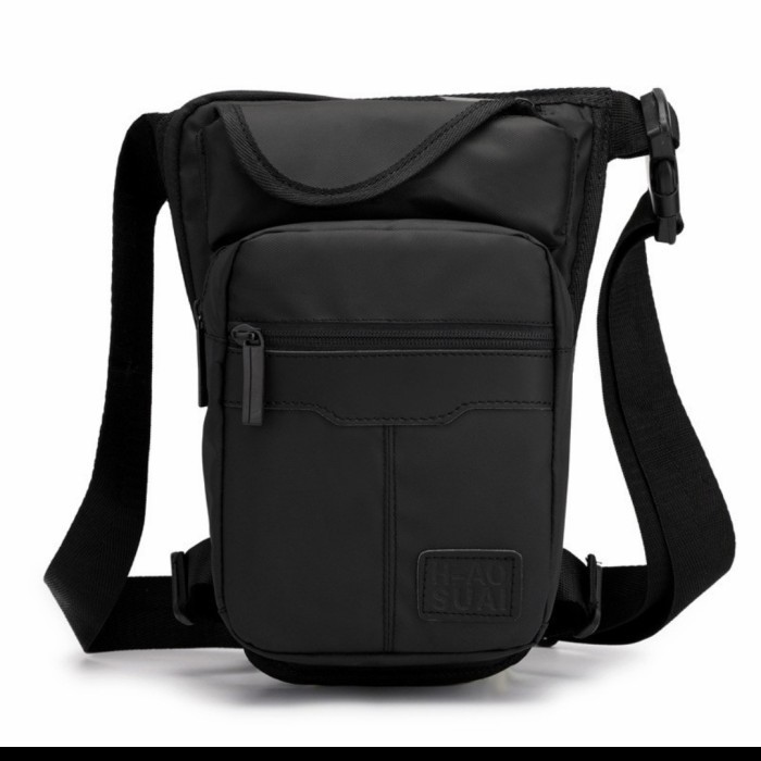 [TERMURAH] TAS PAHA PRIA WATERPROOF TAS TOURING ORIGINAL IMPORT - Hitam