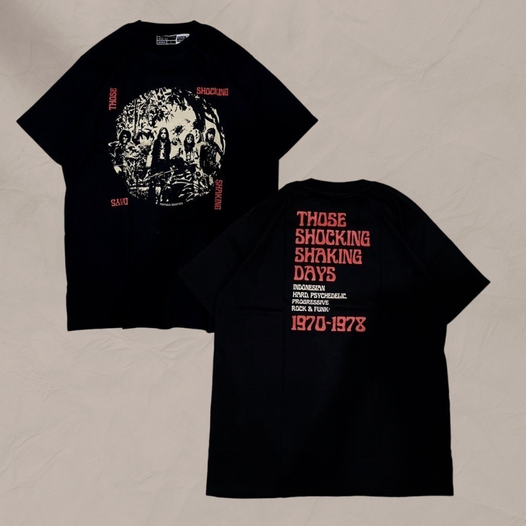 TSSD - Those Shocking Shaking Days T shirt Kaos BAND Cotton Combed 24s TEBAL