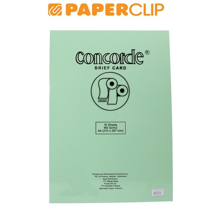 

KERTAS CONCORDE 80324 A4 160GR ISI 10