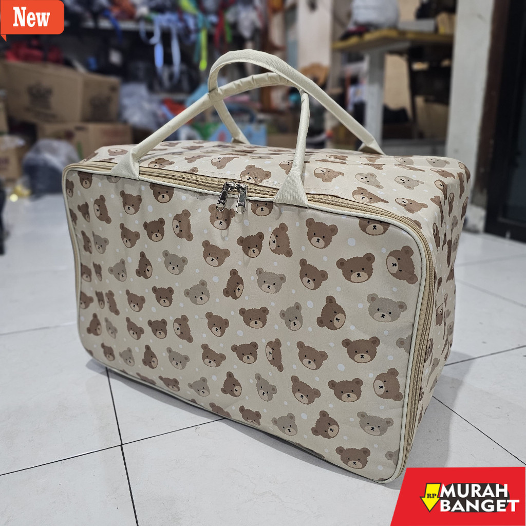 tas jinjing wanita Travel Bag Jumbo Ukuran 50cm | Tas Pakaian Jumbo | Tas jinjing Jumbo - Kucing Don