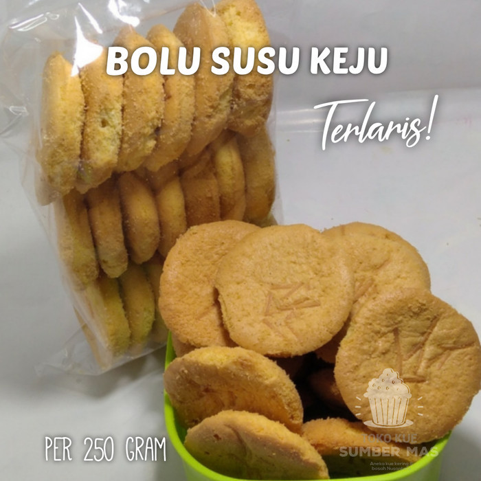 

[[ K23 - BEST SELLER ]] BOLU SUSU KEJU/BOLU KERING RASA SUSU/BOLU SUSU KEJU TERLARIS (250gr)