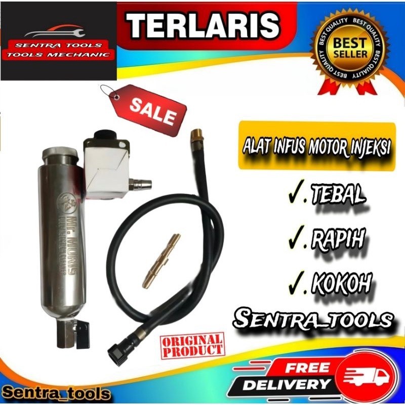 Alat Service Injeksi injektor Tabung infus motor injeksi bahan alumunium infus motor injeksi TABUNG 