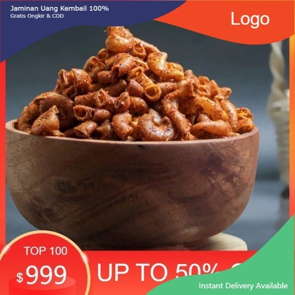 

makroni bantet pedas gurih 1kg