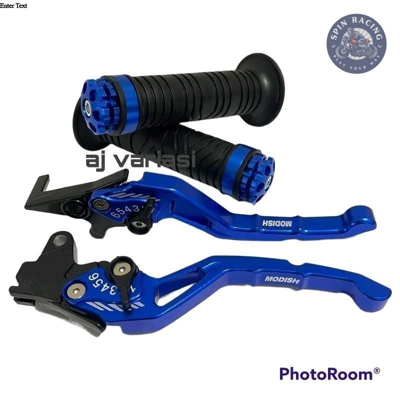 Paketan 2 ITEM Handle rem full cnc+grip jalu stang beat karbu /beat FI 2012-2013/ beat pop non cbs /