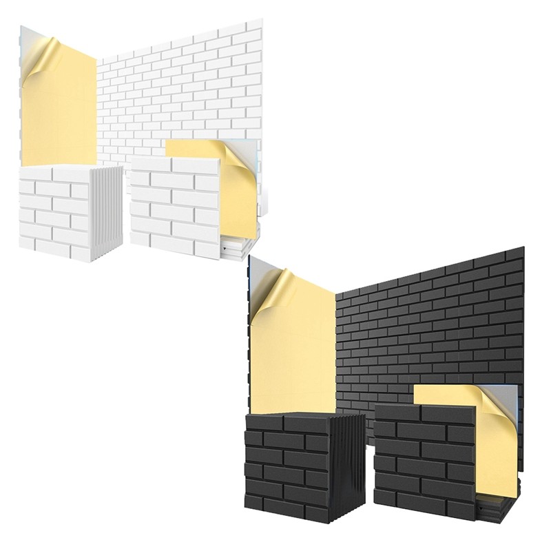 

12 Pack Acoustic Panels With Self Adhesive, 12 X 12 X 0.4Inch Soundproof Wall Panels For Home Studio Office Decor