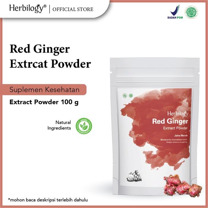 

Herbilogy Red Ginger (Jahe Merah) Extract Powder - 100gr